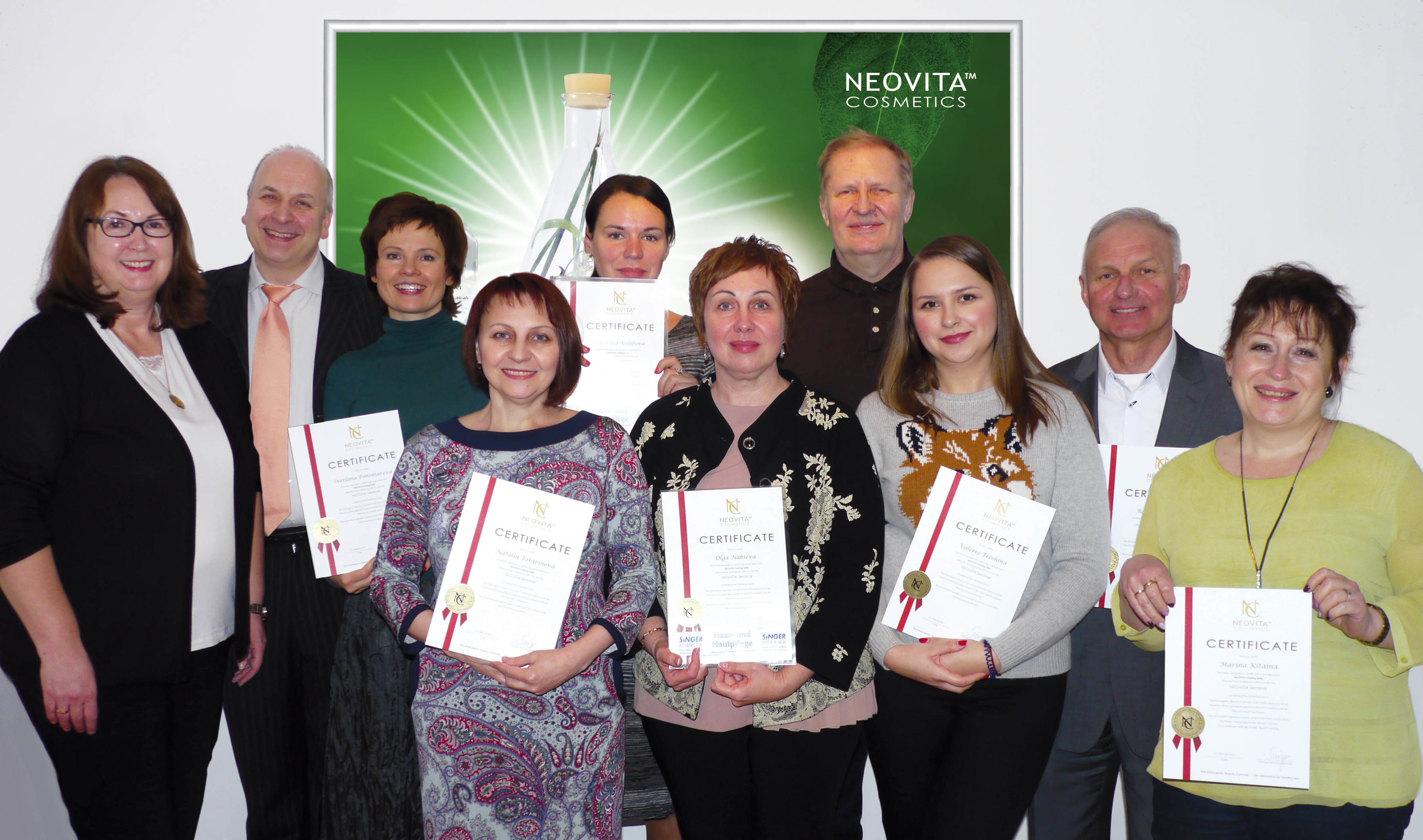 Российские косметологи прошли стажировку в Учебном центре NEOVITA COSMETICS в Германии, г. Хайдельберг